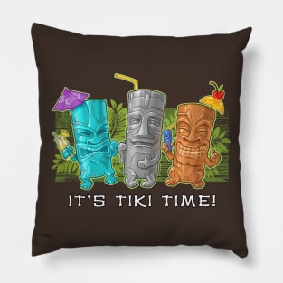 Tiki Time Mugs Pillow