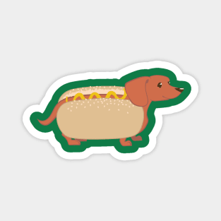 Hotdog Dog Magnet