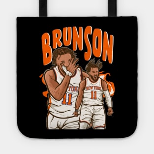 Jalen Brunson Cartoon Tote