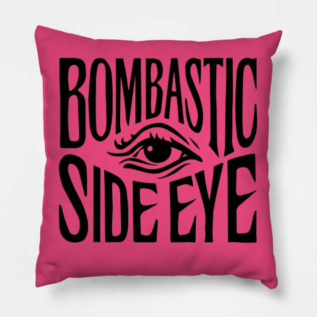 criminal offensive side eye Pillow by irfankokabi