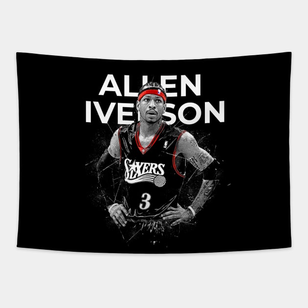 Allen Iverson Tapestry by Creativedy Stuff