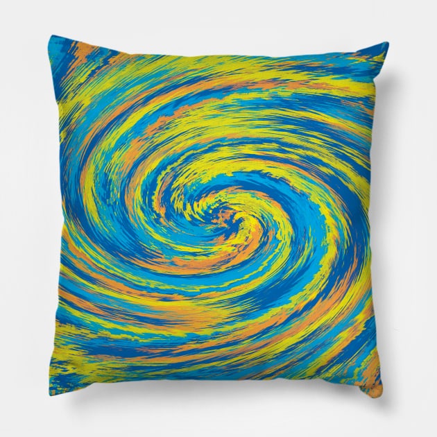 Starburst Spiral Pillow by Bellewood222