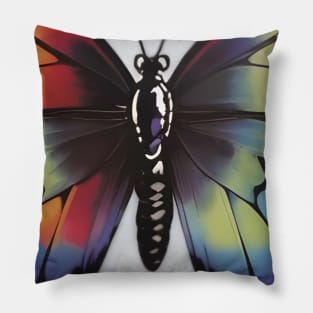 Butterfly watercolor Pillow