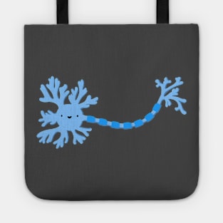 Cute Blue Neuron Tote