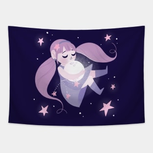 Moon Girl Tapestry