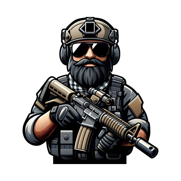 Tactical Man by Rawlifegraphic