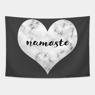 "NAMASTE" Marble Heart Tapestry