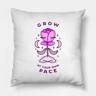 Grow At Your Own Pace Pillow