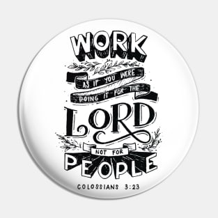 Colossians 3 23 Bible Verse Pin