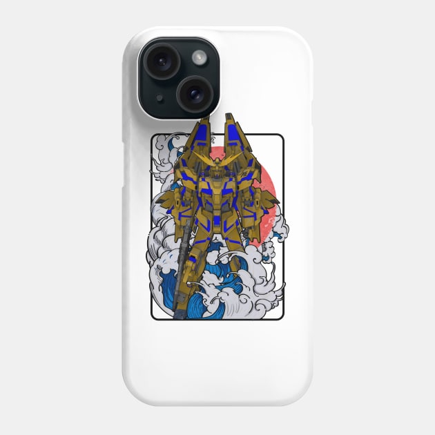 RX-0 Unicorn Gundam 03 Phenex Phone Case by gblackid