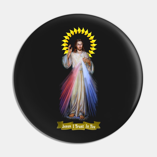 Jesus Divine Mercy - Jesus I Trust in You Pin by hispanicworld