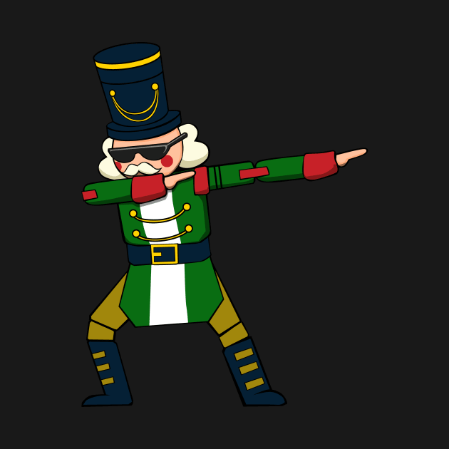 Christmas Soldier Dabbing Nutcracker by MGO Design