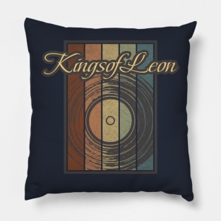 Kings of Leon Vynil Silhoutte Pillow