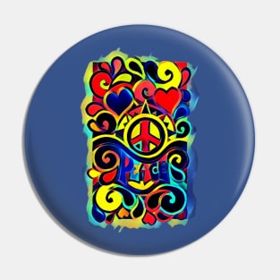 Peace and Love #3 Pin