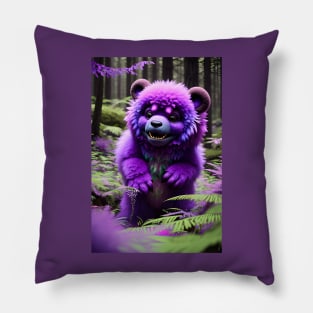 Cute Fluffy Monster 001 Pillow
