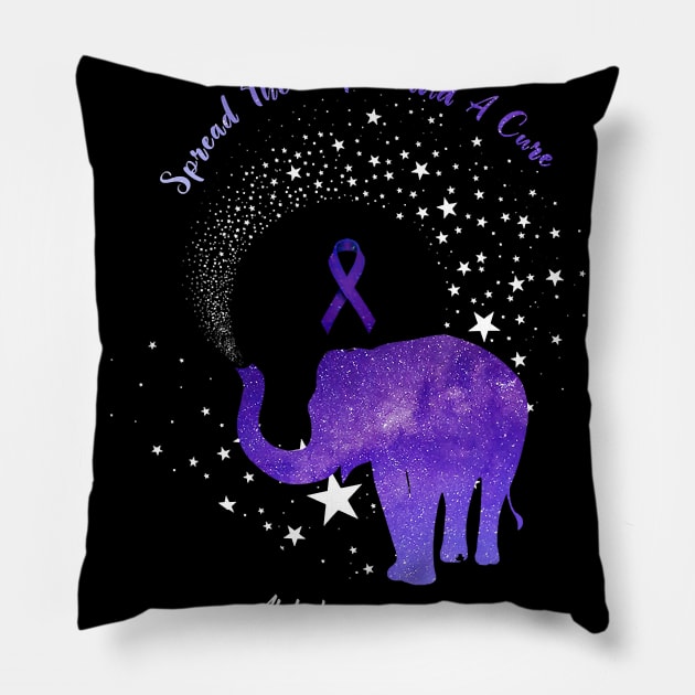 Alzheimer Awareness Spread The Hope Find A Cure Gift Pillow by thuylinh8