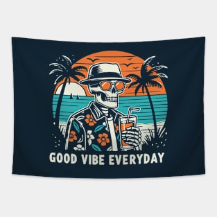 Good vibe everyday - Vacation Tapestry