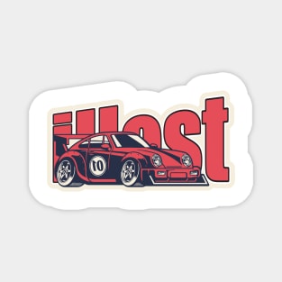 ILLEST RED CAR Magnet