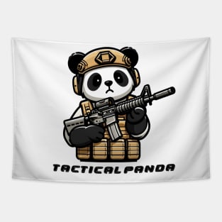 Tactical Panda Tapestry