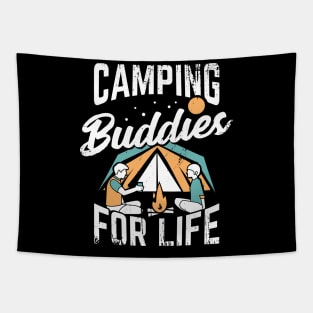 Camping Buddies Friendship Best Friend Gift Tapestry