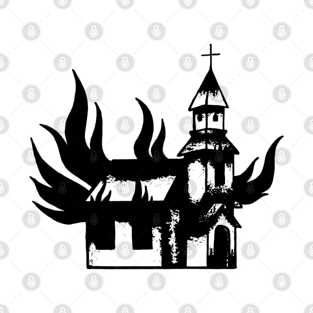 Burning Church by LadyMorgan