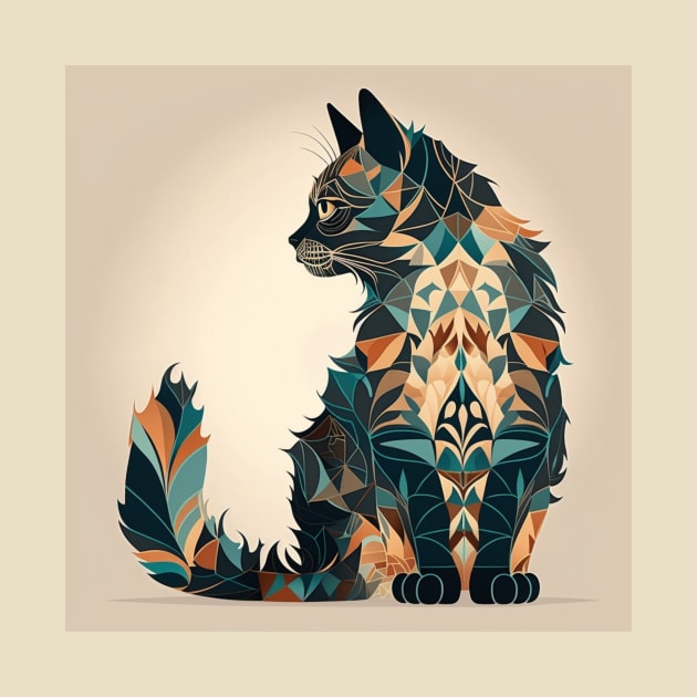 Ornate Feline Profile by Star Scrunch