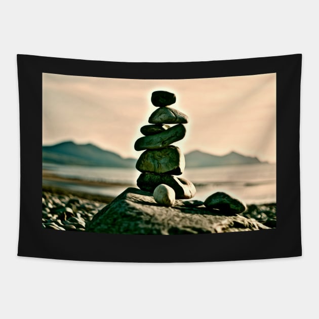 THE ENERGY OF THE STONES Tapestry by dumbodancer