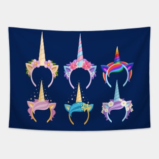 Unicorn Tiaras collection Tapestry