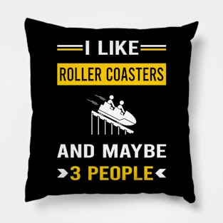 3 People Roller Coaster Coasters Rollercoaster Pillow