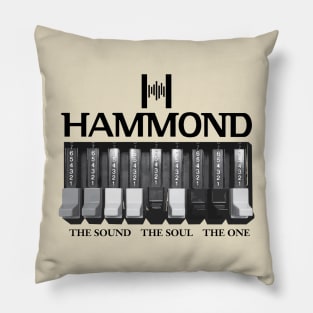 Hammond Organ logo and graphics Pillow