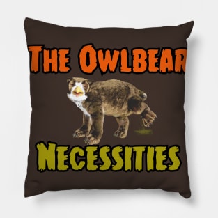 The Owlbear Necessities Pillow