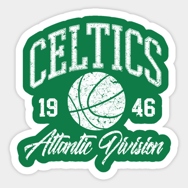 Boston Celtics Basketball Print Boston Celtics Sticker Teepublic