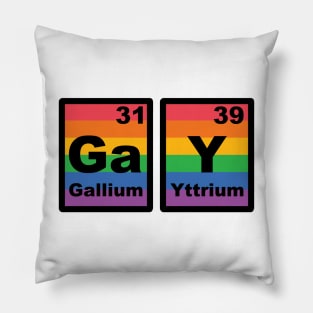 The gay periodic table Pillow