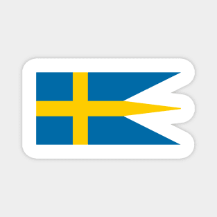 Accurate historical flag of Sweden Magnet