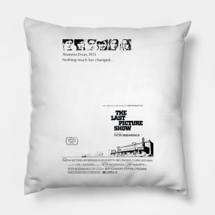 The Last Picture Show Movie Poster Pillow