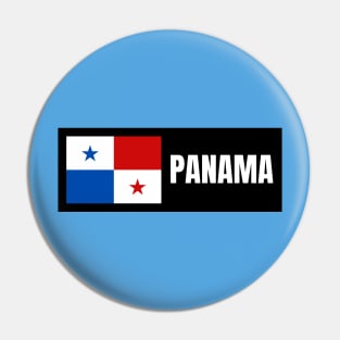 Panama with Panama Flag Pin