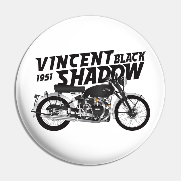 1951 Vincent Black Shadow Pin by kindacoolbutnotreally