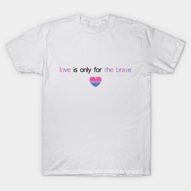 xxkristen Brave Louis Tomlinson Bi Pride T-Shirt