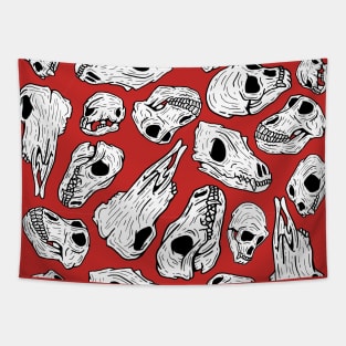 Animal Skulls Tapestry