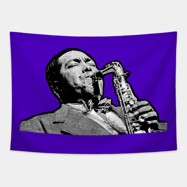 Charlie Parker Variation Tapestry by Zippy's House of Mystery