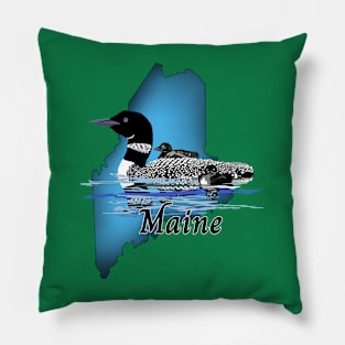 Maine Loon Pillow