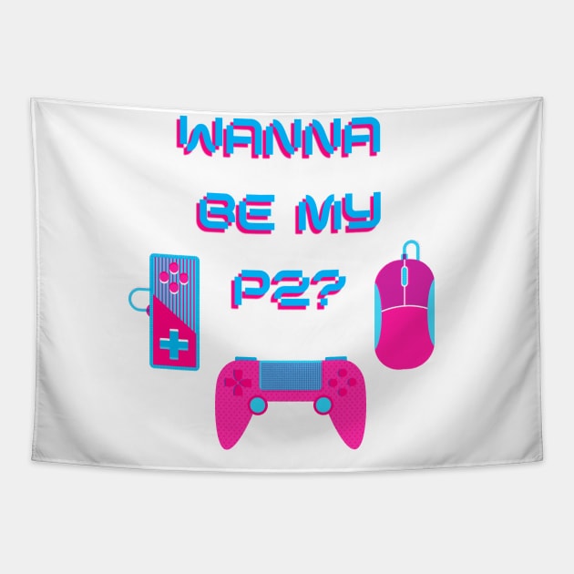 My Player 2! S2 Tapestry by MikeMeineArts