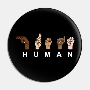 Colorful Race_Human Pin