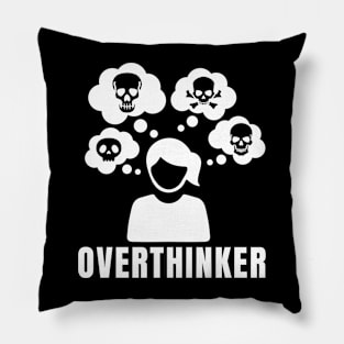 Female overthinker Pillow