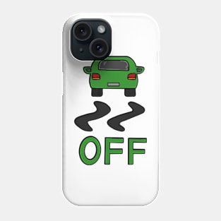 Green Pixelated Car Phone Case