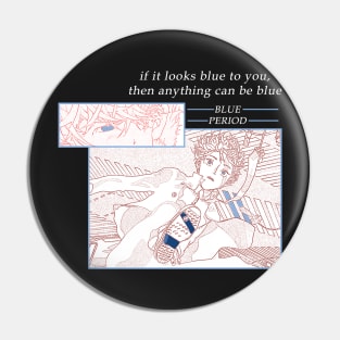 Blue Period ''MY BLUE WORLD'' Manga Pin