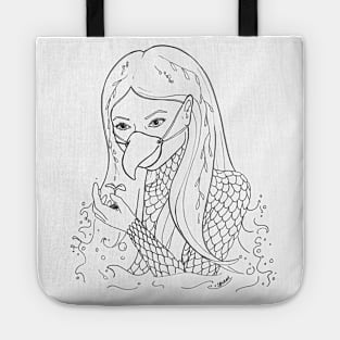 Amabie - Japanese yokai Tote