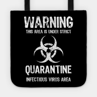 Virus Quarantine Biohazard Symbol Tote