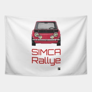 Geo3Doodles Simca Rallye Doodle Tapestry