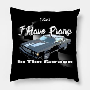 I Have Plans In Garage Landau Sports Car Pillow